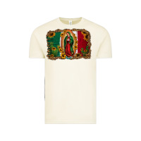 Vintage Arctic our lady of Guadalupe Mexican flag background Vintage Tee - Jasminsmagicworld