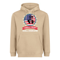 Mushroom DONALD TRUMP 2016 WE SHALL OVERCOMB Heavyweight Hoodie - Bettercallsaul