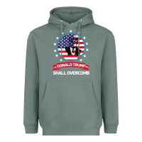 Sage DONALD TRUMP 2016 WE SHALL OVERCOMB Heavyweight Hoodie - Bettercallsaul