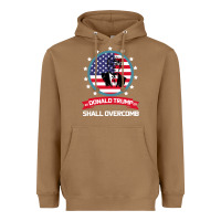 Toasted Coconut DONALD TRUMP 2016 WE SHALL OVERCOMB Heavyweight Hoodie - Bettercallsaul