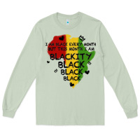 Matcha black black blackity Long Sleeve Tee - MaliasSmallBusiness
