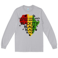Moon Dust black black blackity Long Sleeve Tee - MaliasSmallBusiness