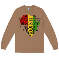 Toasted Coconut black black blackity Long Sleeve Tee - MaliasSmallBusiness