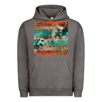 Pigment Tornado Leopard Cowhide Pattern Urban Hoodie - CowCowDesign