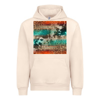 Sandshell Leopard Cowhide Pattern Urban Hoodie - CowCowDesign