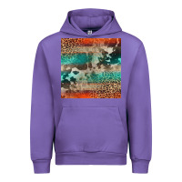 Tulip Leopard Cowhide Pattern Urban Hoodie - CowCowDesign