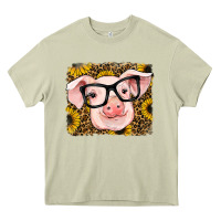 Mossy sunflowers pig Heavy Core Tee - RanaPortraitStore