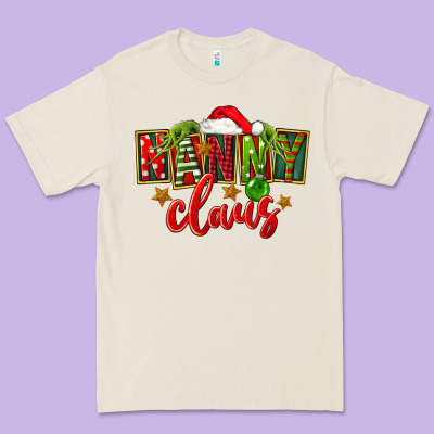 Christmas Nanny Claus Premium Tee Designed By Fadigitalartstudio