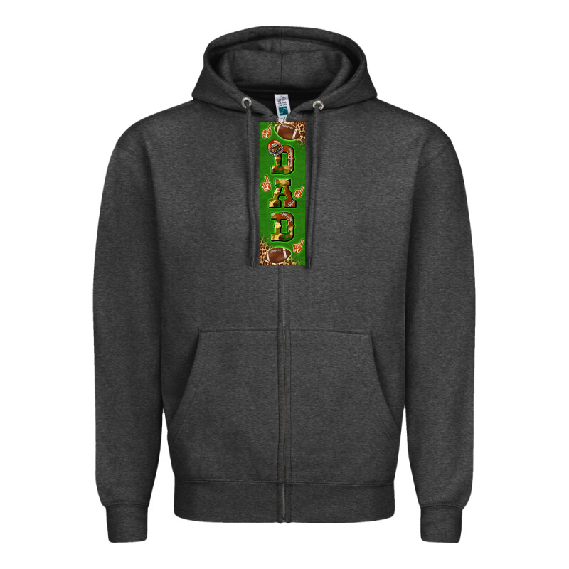American Football Dad Pen Wrap Zipper Hoodie by BundleAndBundleShop | Teevron