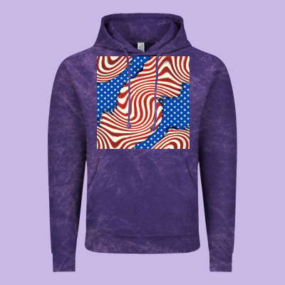 American Flag Seamless Pattern Vintage Hoodie Designed By Bundleandbundleshop