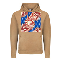 Vintage Camel american flag seamless pattern Vintage Hoodie - BundleAndBundleShop