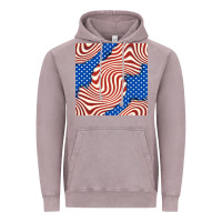 Vintage Zinc american flag seamless pattern Vintage Hoodie - BundleAndBundleShop