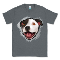Charcoal Heather pittbull gray glitter Classic Tee - Jasminsmagicworld