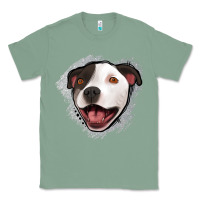 Sage pittbull gray glitter Classic Tee - Jasminsmagicworld