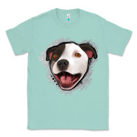 Seafoam pittbull gray glitter Classic Tee - Jasminsmagicworld