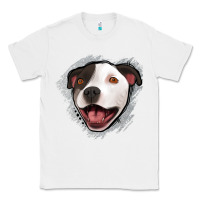 White pittbull gray glitter Classic Tee - Jasminsmagicworld