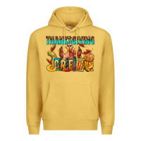 Antique Gold Thanksgiving crew Premium Hoodie - NancyCooperArtShop