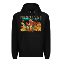 Black Thanksgiving crew Premium Hoodie - NancyCooperArtShop