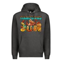 Charcoal Heather Thanksgiving crew Premium Hoodie - NancyCooperArtShop