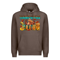 Coffee Thanksgiving crew Premium Hoodie - NancyCooperArtShop