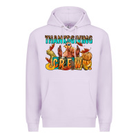Lilac Thanksgiving crew Premium Hoodie - NancyCooperArtShop