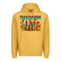 Mustard Thanksgiving crew Premium Hoodie - NancyCooperArtShop