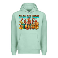 Seafoam Thanksgiving crew Premium Hoodie - NancyCooperArtShop