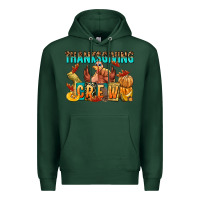 Sports Green Thanksgiving crew Premium Hoodie - NancyCooperArtShop