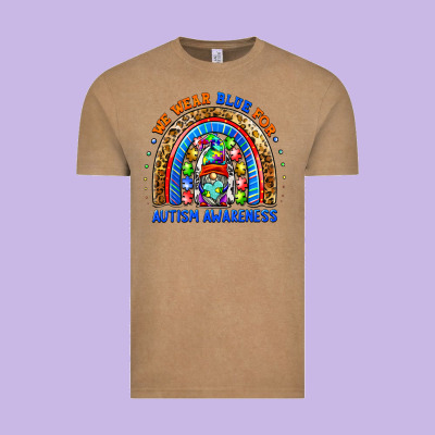 Autism Awareness Gnomes Vintage Tee Designed By Barkaloodesign