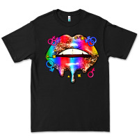 Black pride lips Premium Tee - AdoDesignShop