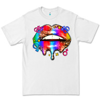White pride lips Premium Tee - AdoDesignShop