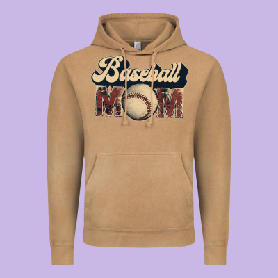 Baseball Mom Vintage Hoodie Designed By Jahusdesignshop