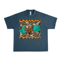 Midnight Navy western boots and sunflowers tumbler Urban Heavy Tee - Jasminsmagicworld