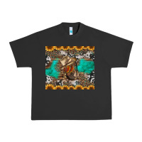 Pigment Black western boots and sunflowers tumbler Urban Heavy Tee - Jasminsmagicworld