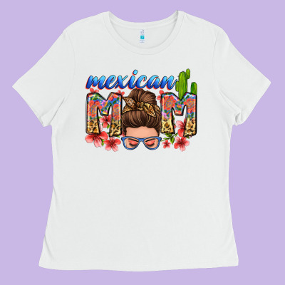 Mexican Mom Ladies Tee Designed By Zillion Design Studio