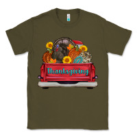 Army Green thanksgiving truck turkey pumpkin Classic Tee - AdoDesignShop