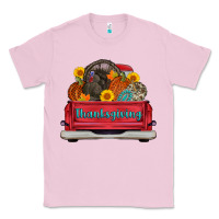 Bubblegum Pink thanksgiving truck turkey pumpkin Classic Tee - AdoDesignShop