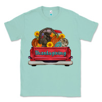 Seafoam thanksgiving truck turkey pumpkin Classic Tee - AdoDesignShop