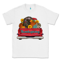 White thanksgiving truck turkey pumpkin Classic Tee - AdoDesignShop