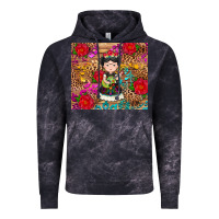 Cloud Black Mexican girl Vintage Hoodie - RanaPortraitStore