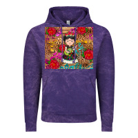 Cloud Purple Mexican girl Vintage Hoodie - RanaPortraitStore