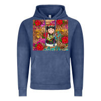 Vintage Denim Mexican girl Vintage Hoodie - RanaPortraitStore