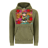 Vintage Olive Mexican girl Vintage Hoodie - RanaPortraitStore