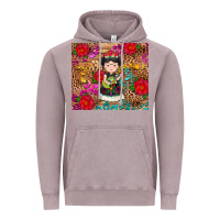 Vintage Zinc Mexican girl Vintage Hoodie - RanaPortraitStore