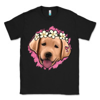 Black jack russel floral kopyası Classic Tee - Jasminsmagicworld