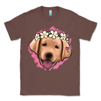 Chestnut jack russel floral kopyası Classic Tee - Jasminsmagicworld