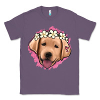 Lavender jack russel floral kopyası Classic Tee - Jasminsmagicworld