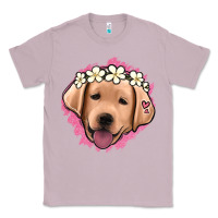 Lilac jack russel floral kopyası Classic Tee - Jasminsmagicworld