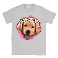 Moon Dust jack russel floral kopyası Classic Tee - Jasminsmagicworld