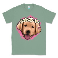 Sage jack russel floral kopyası Classic Tee - Jasminsmagicworld